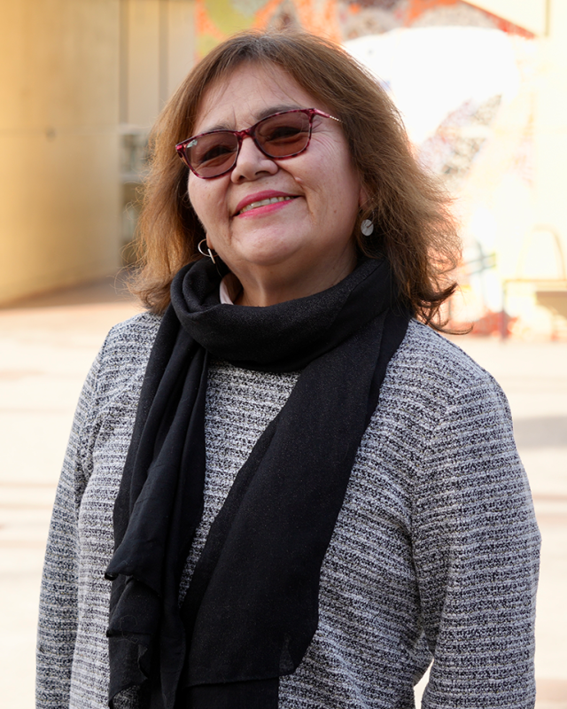Retrato de Jacqueline Rubilar Mora, Coordinadora de la Unidad Técnico-Pedagógica