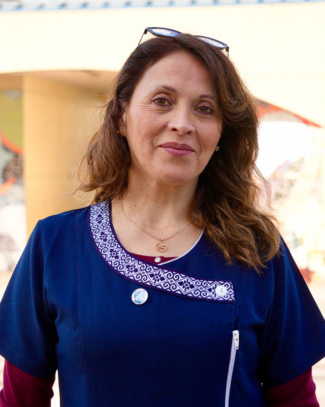 Retrato de Blanca Harris Rodríguez, Psicóloga, dupla psicosocial del equipo de Convivencia Educativa